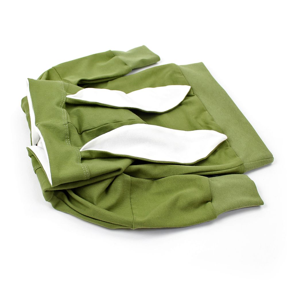 BIO Hoodie "Hasenohren" olive