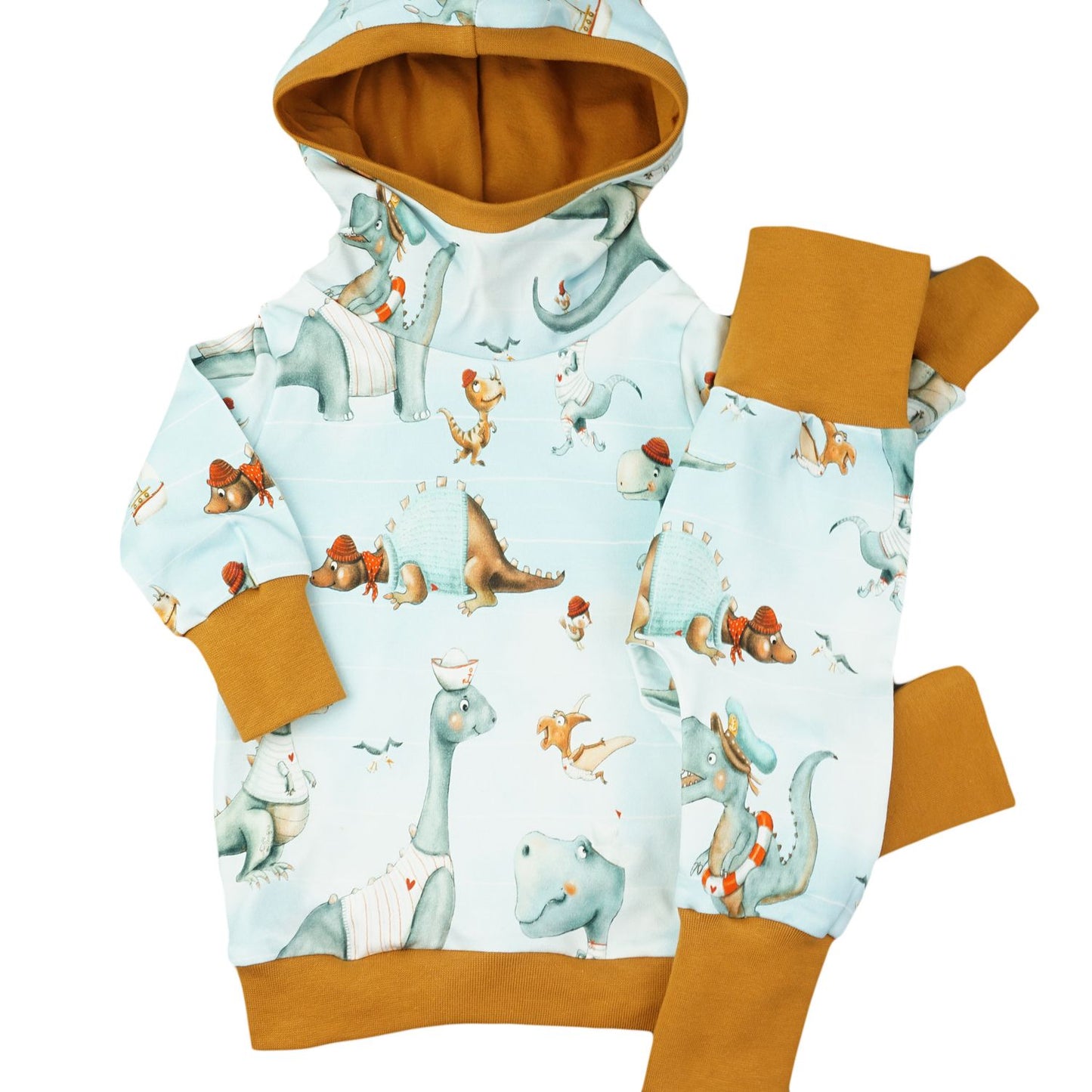BIO Hoodie "Meeresdino"