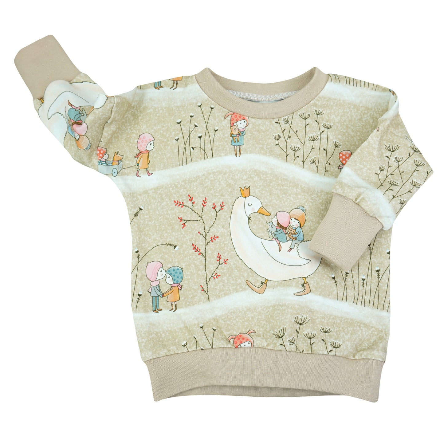 BIO Langarmshirt "Winterkinder"