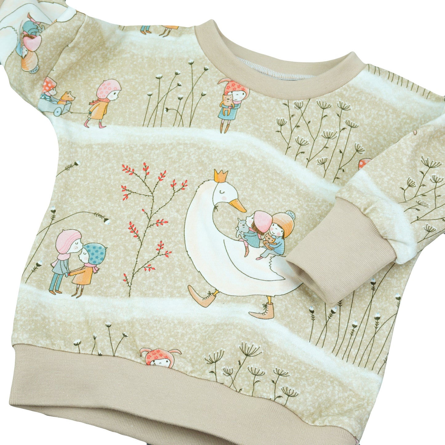 BIO Langarmshirt "Winterkinder"