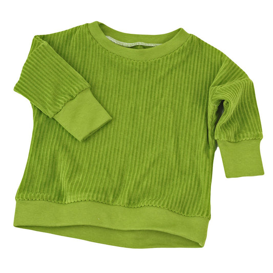 BIO Cordnicky Langarmshirt "avocado"