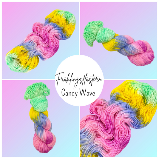 6-fach High Twist Frühlingsflüstern "Candy Wave"